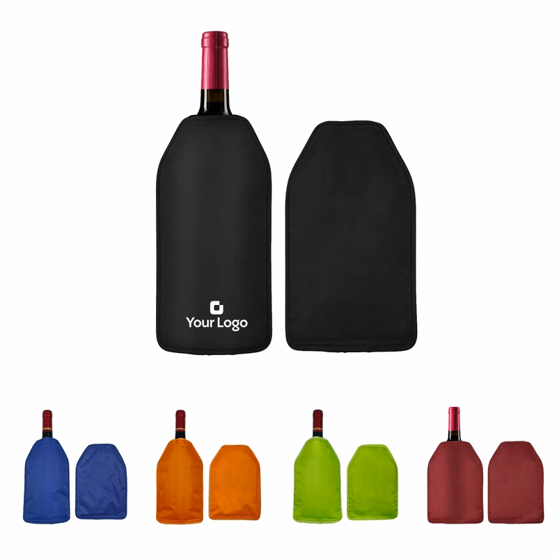 Leakproof Insulated Wine Cooler Bag with Gel Ice Packs