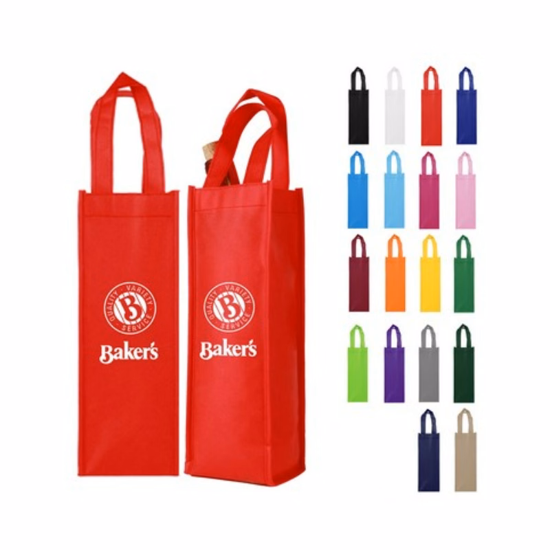 Single Non-Woven Wine Tote Bag