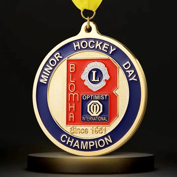 2" Custom Die Struck Soft Enamel Medals 1