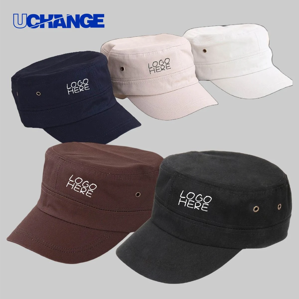 Washed Cotton Cadet Cap Headwear 1