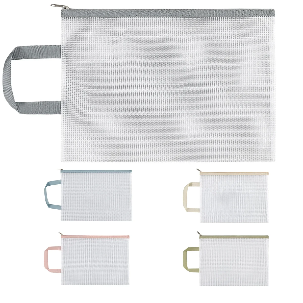 Clear Zipper Mesh Bag 1