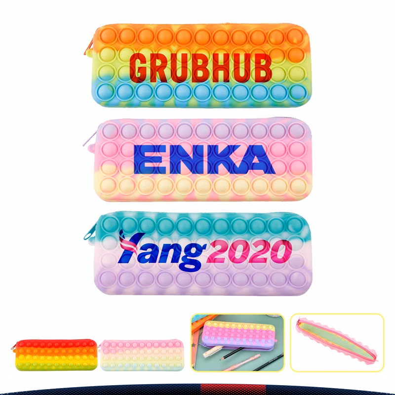 Silicone Pop Pencil Pouch