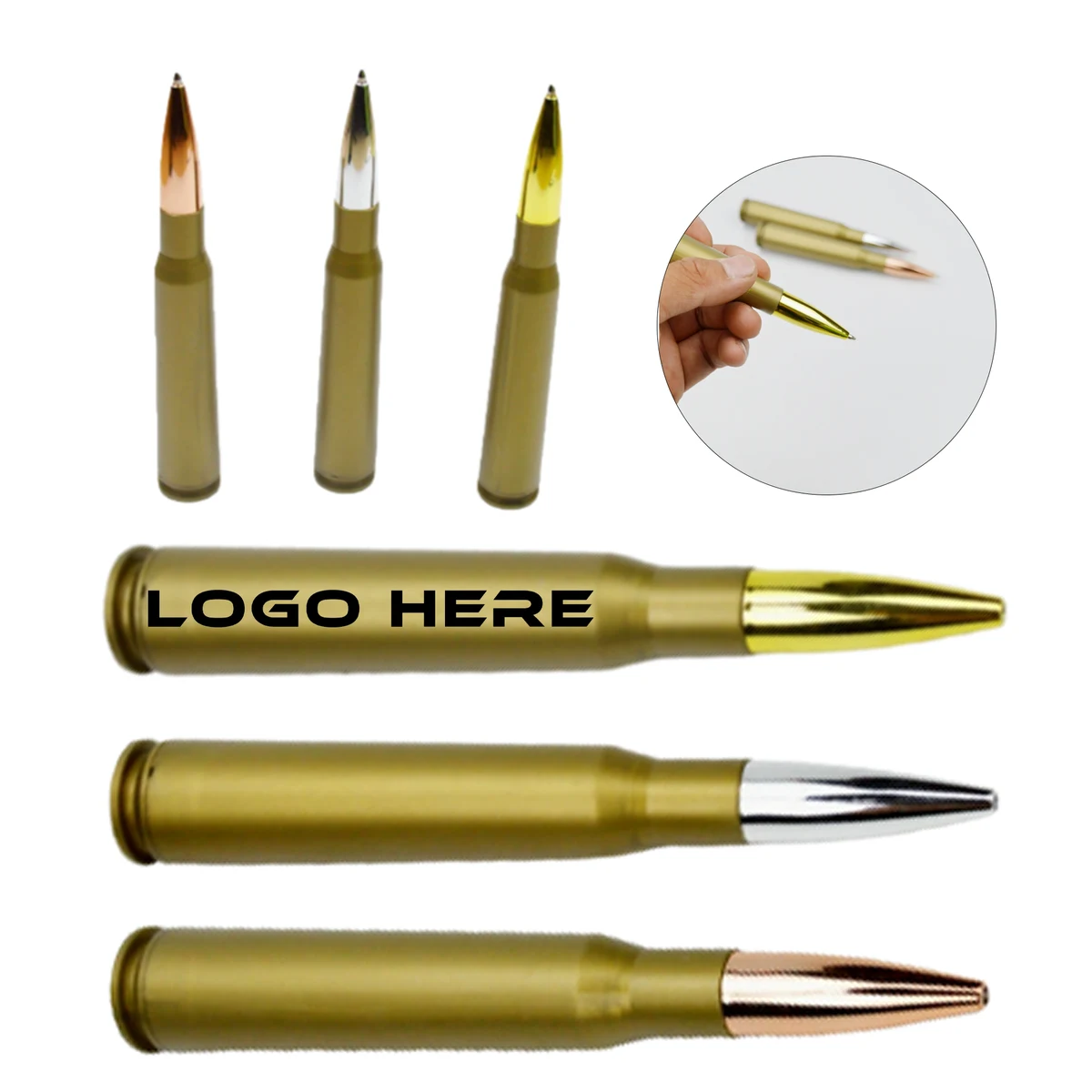 Simulated Bullet Ballpoint Pen 1