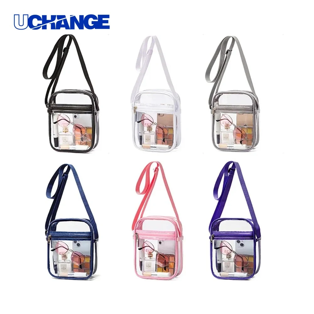 PVC Crossbody Purse Clear Handbag for Stadium and Events 1