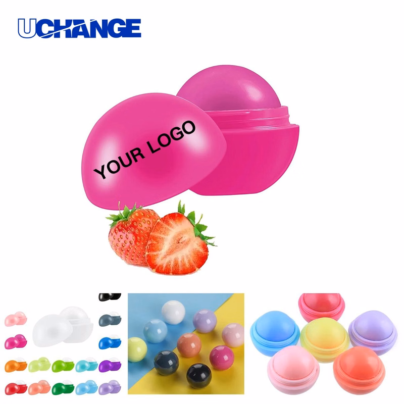 Round Lip Balm with Vanilla Scent