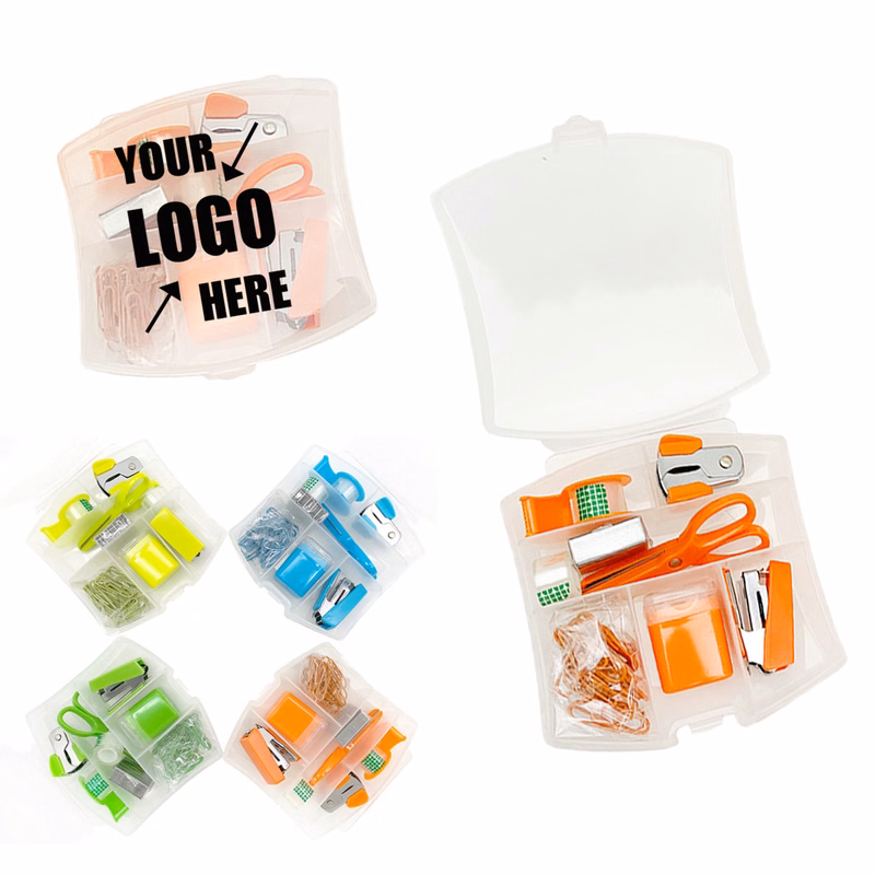 Staplers Mini Office Supply Kit Portable Case