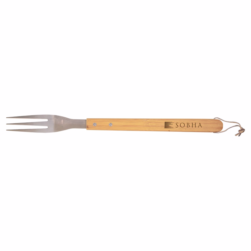 16 1/4" Bamboo Barbeque Fork