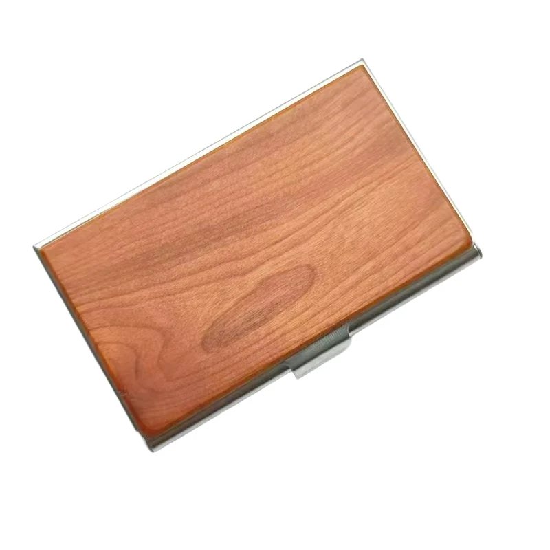 Reversible Solid Wood Name Card Holder 1