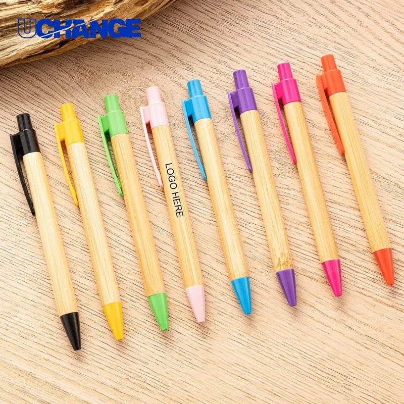 Eco-Friendly Bamboo Click-Action Pen for Sustainable Branding