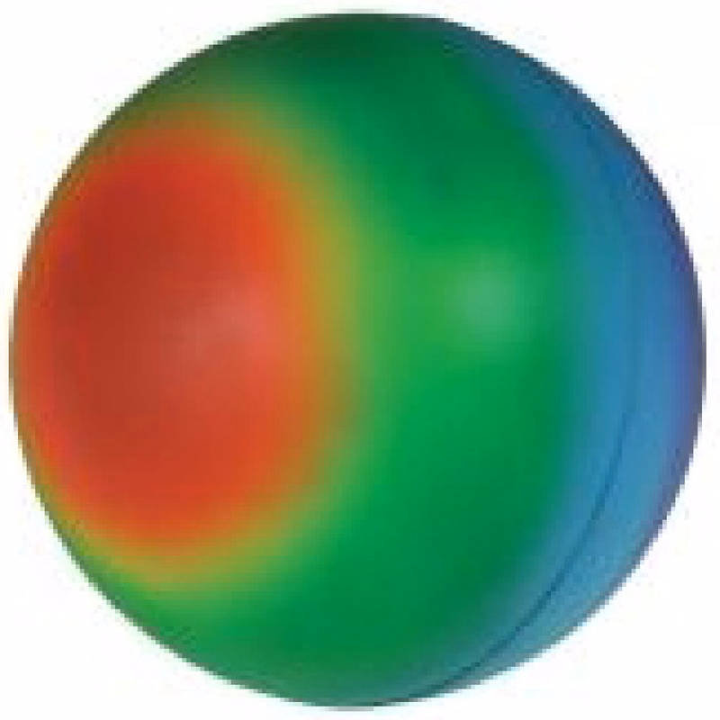 Round Ball Stress Reliever - Rainbow