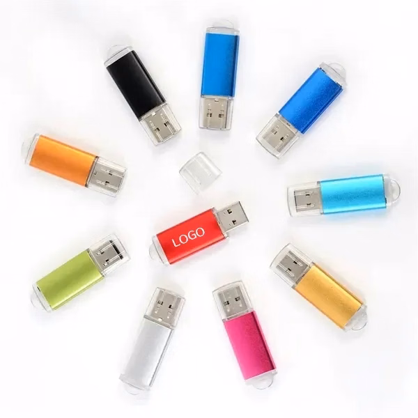 Metal USB Flash Drive with Dust-Proof Cover Included