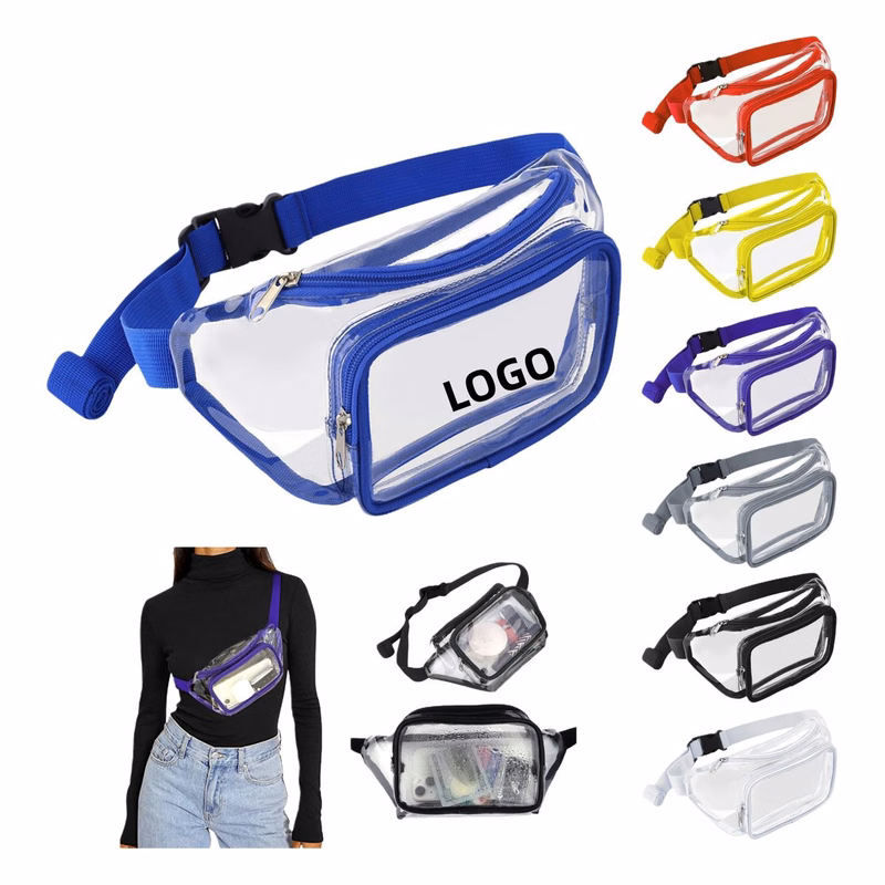 Versatile Clear Plastic Belt Bag