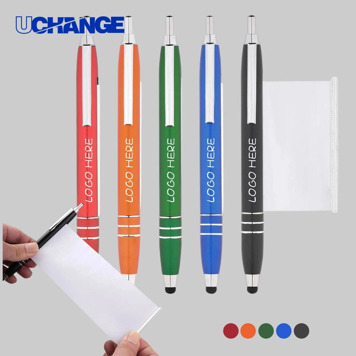 Metal Stylus Pen with Banner 1