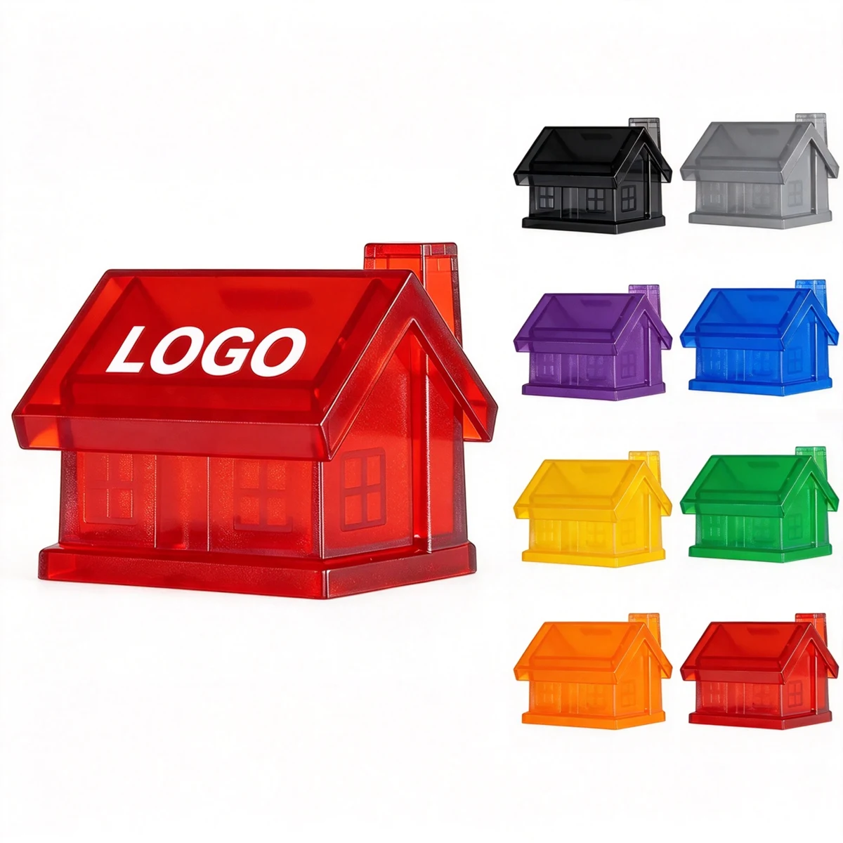 Clear House Piggy Bank 1