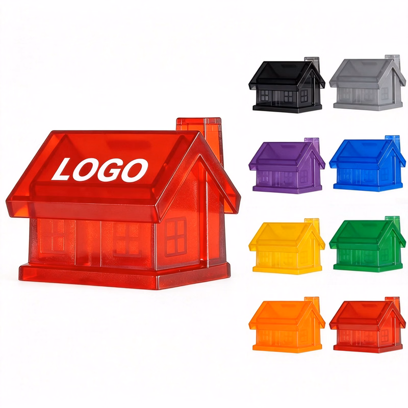 Clear House Piggy Bank