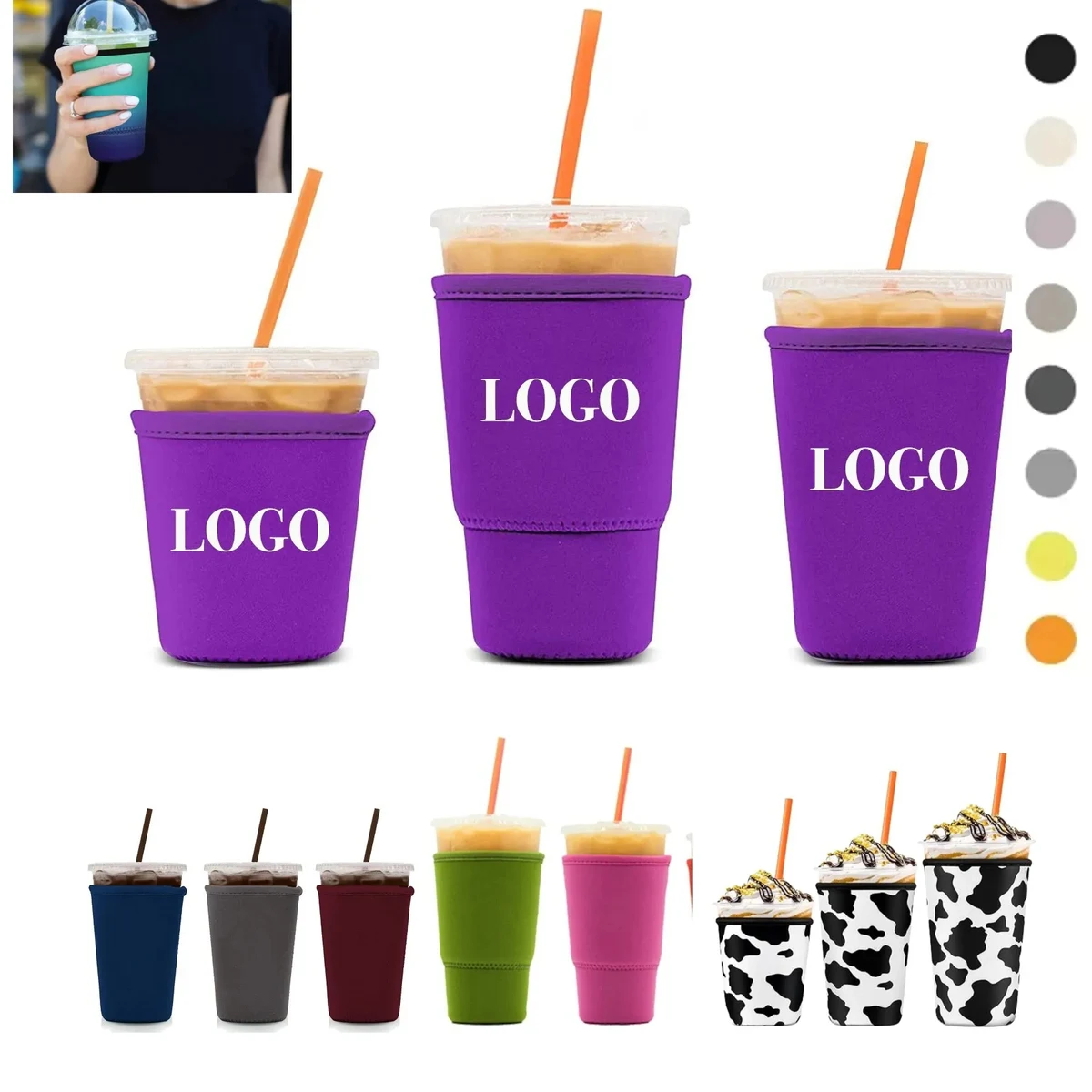 Full Color Neoprene Coffee Cup Sleeve 1