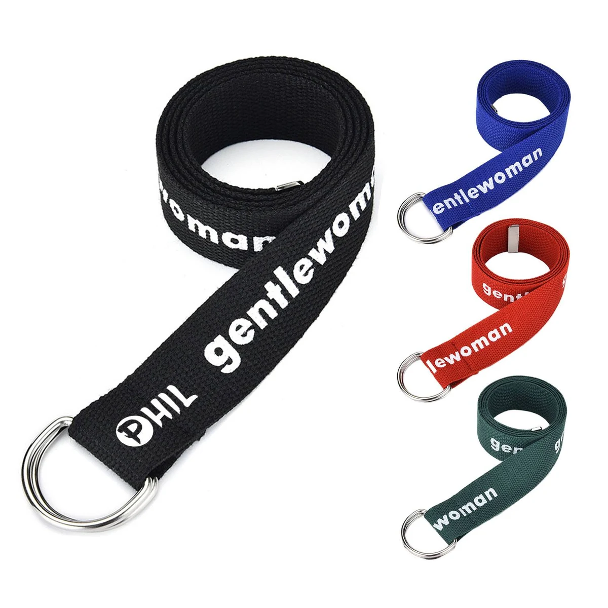 Canvas Woven D-Ring Belt 1
