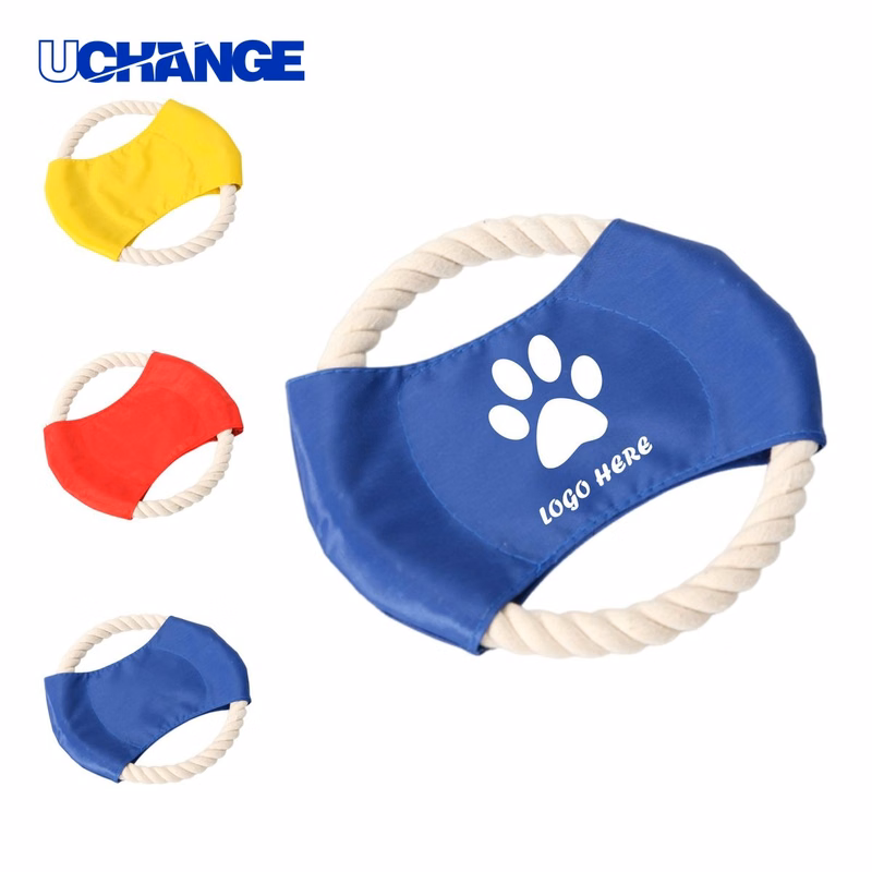 Biting Fun Dog Cotton Rope Flying Disc Toy
