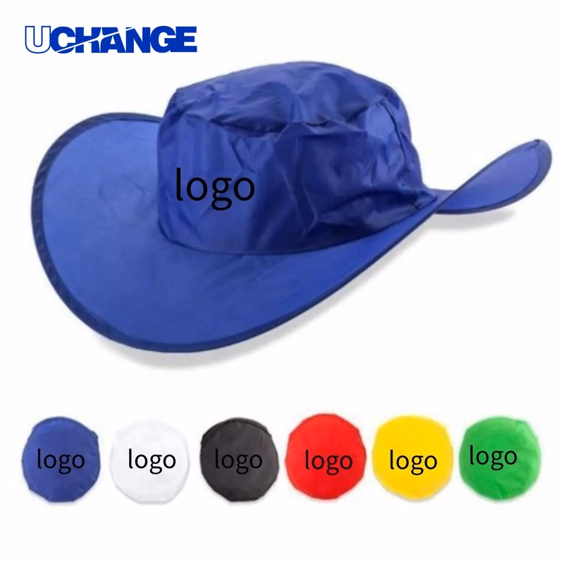 Folding Cowboy Hat Accessory with Storage Pouch