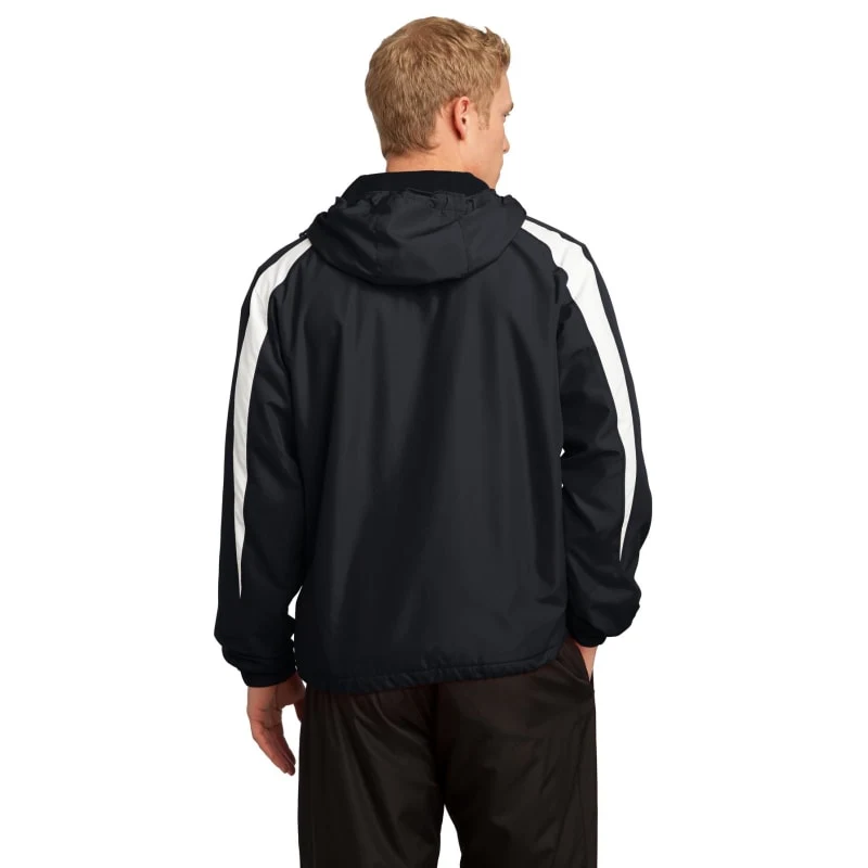 Sport-Tek Fleece-Lined Colorblock Jacket. 1