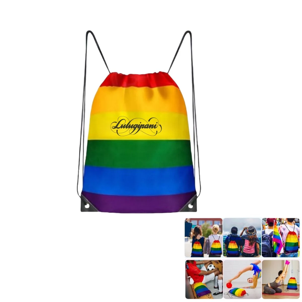 LGBT Gay Pride Drawstring Bag 1