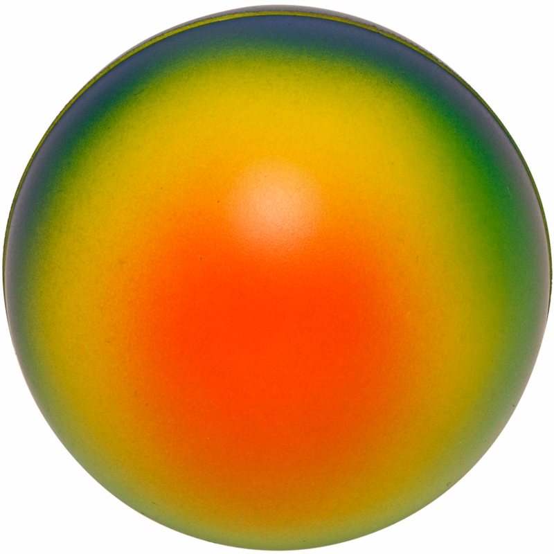 Rainbow Stress Balls w/ Custom Logo PU Stress Reliever Balls