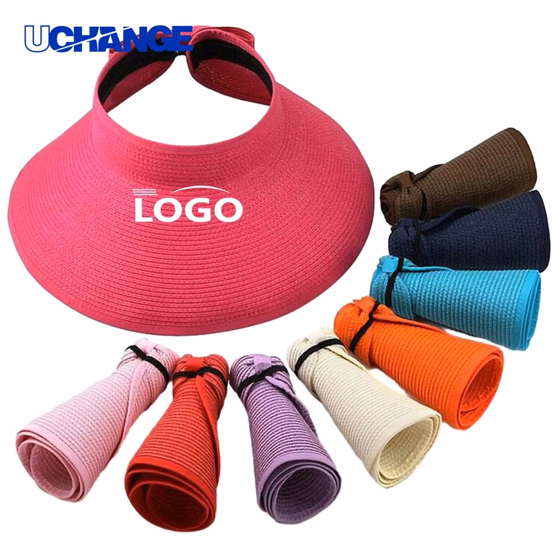 Folding Paper Straw Hat