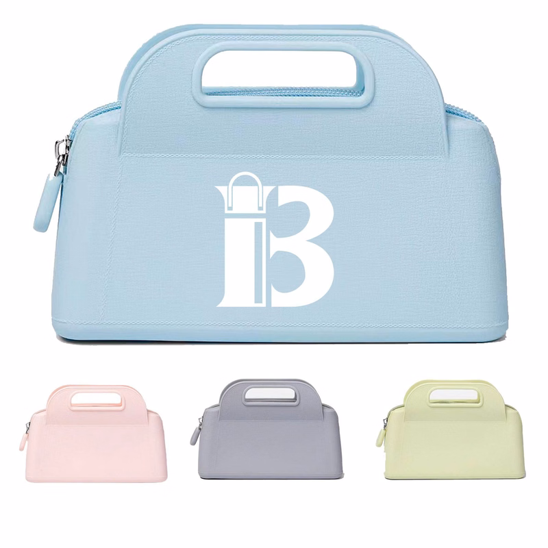 Silicone handbag makeup bag
