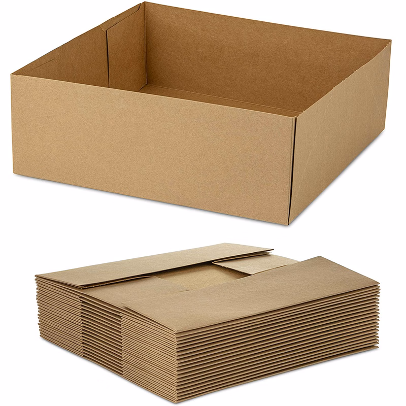 Paperboard 4 Corner Pop Up Food Tray