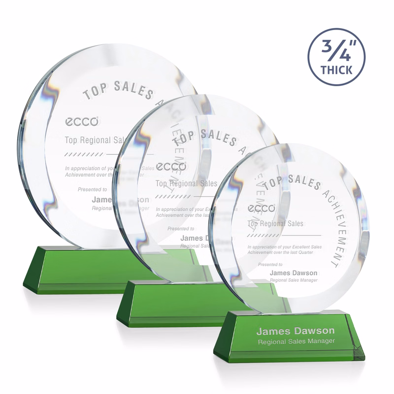 Gibralter Award on Newhaven Base - Green