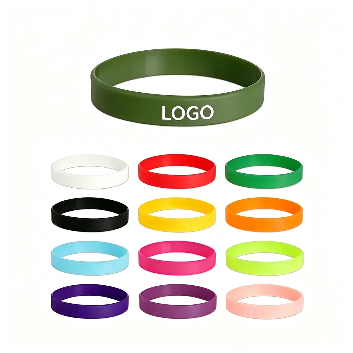Custom Silicone Wristband Bracelet 1