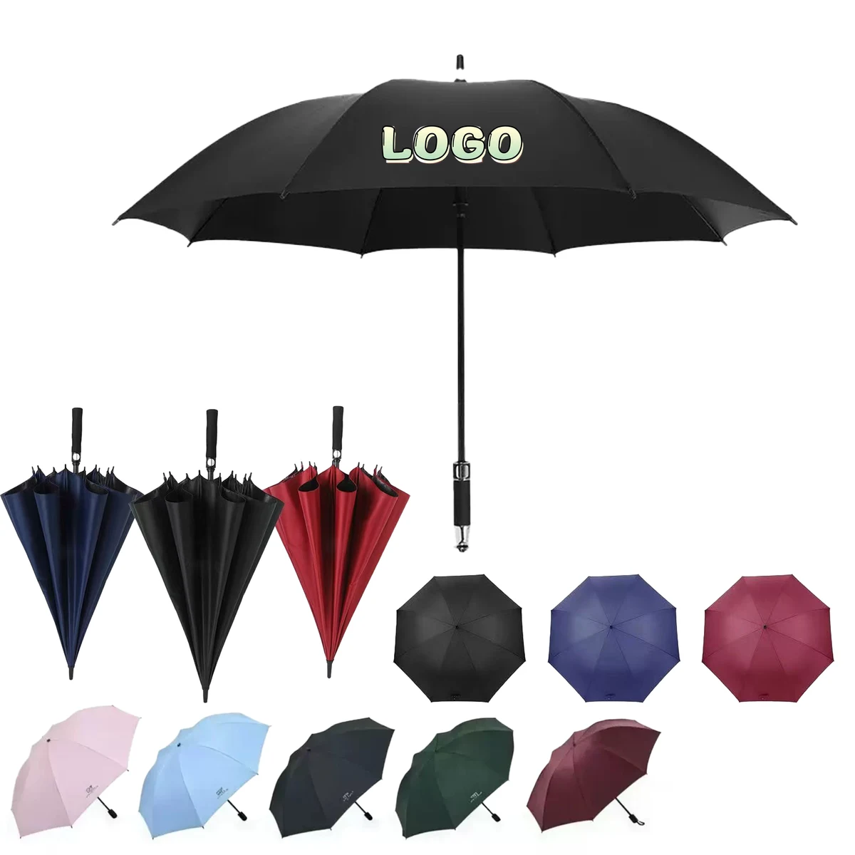 27 Inch Automatic Windproof Golf Umbrella 1