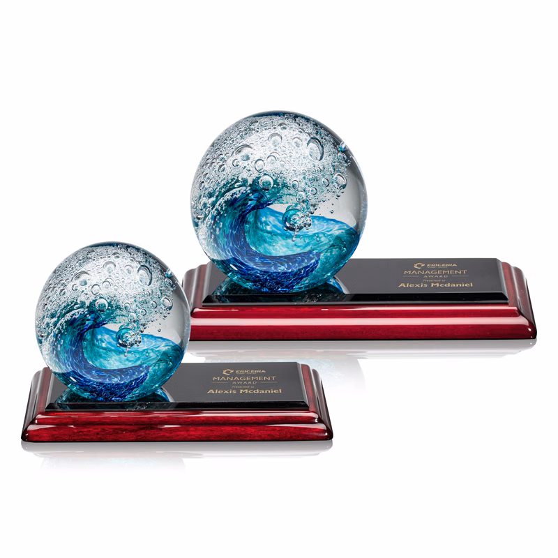 Surfside Award on Rosewood Base