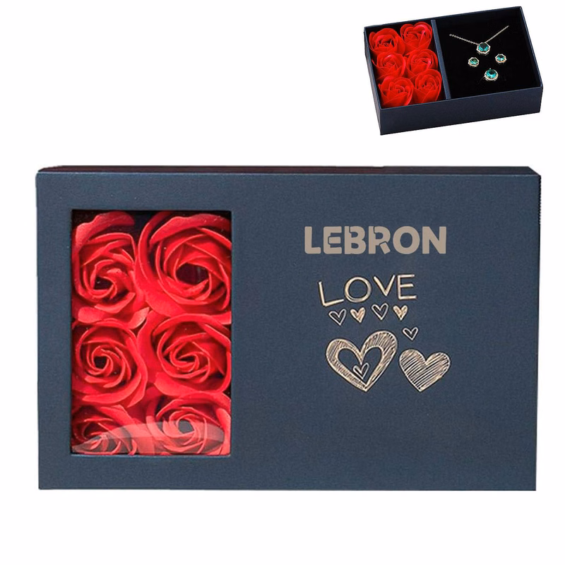 Romantic Rose Jewelry Gift Box for Valentine's Day