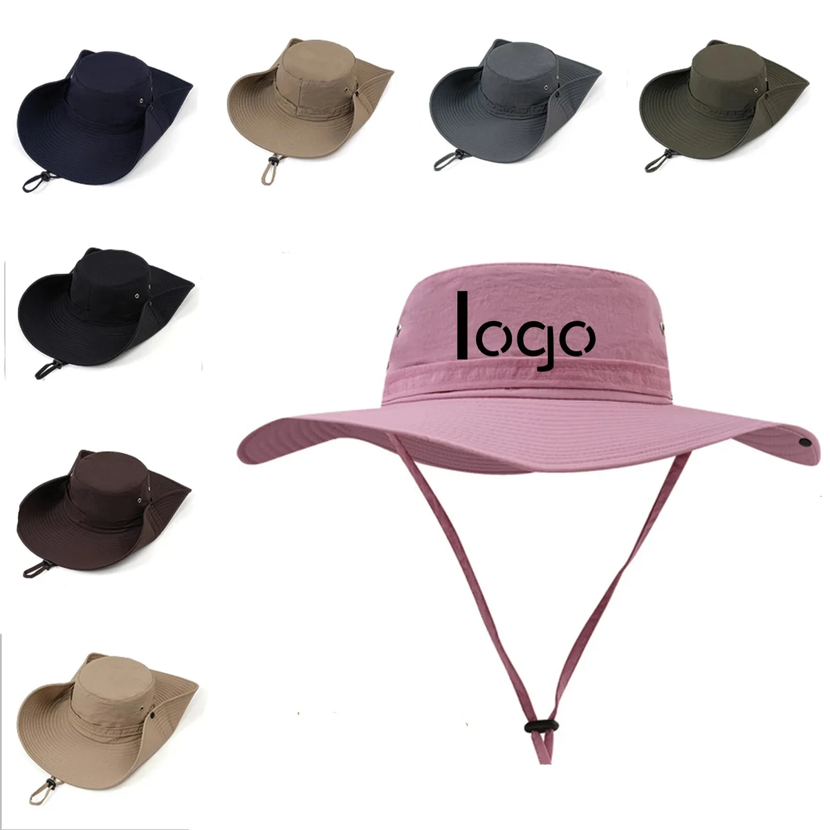 Quick Dry Waterproof Wide Brimmed Sun Hat 1