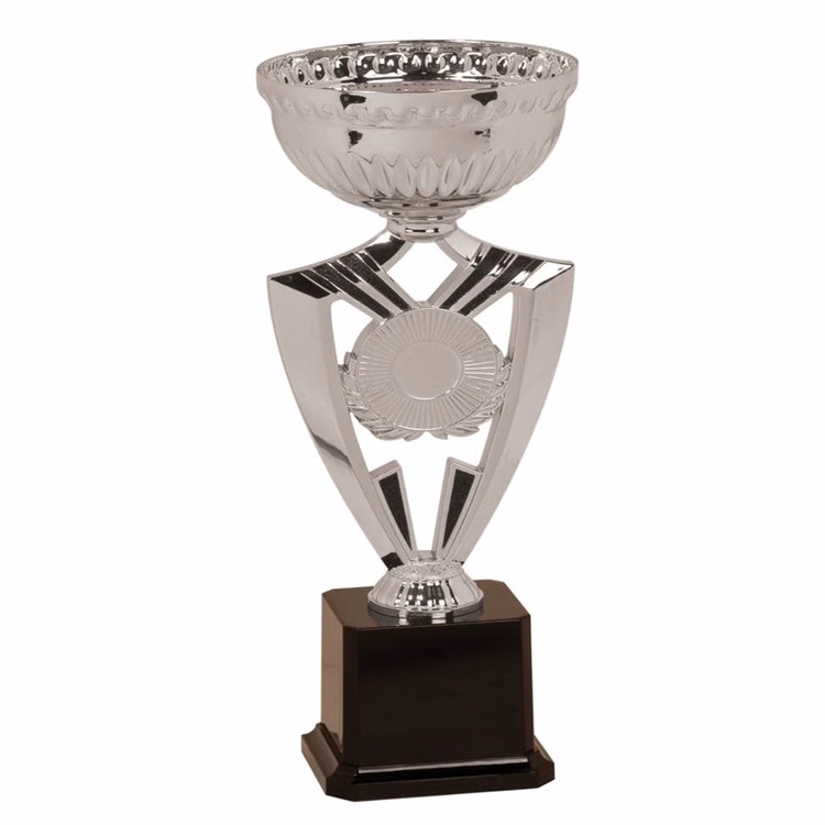 15" Gold Ribbon Cup with Plastic Base