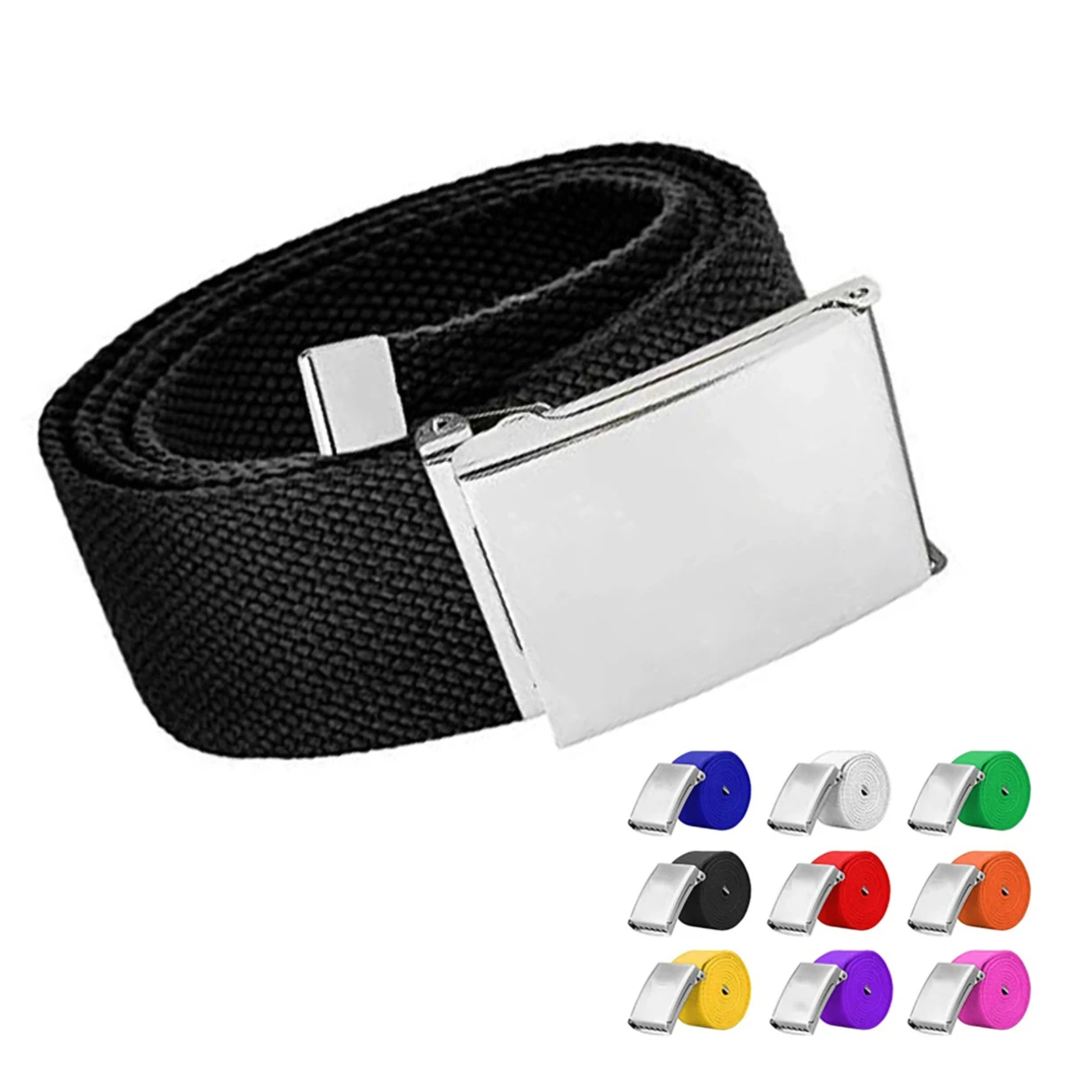 Canvas Belt w/Flip Closure 1