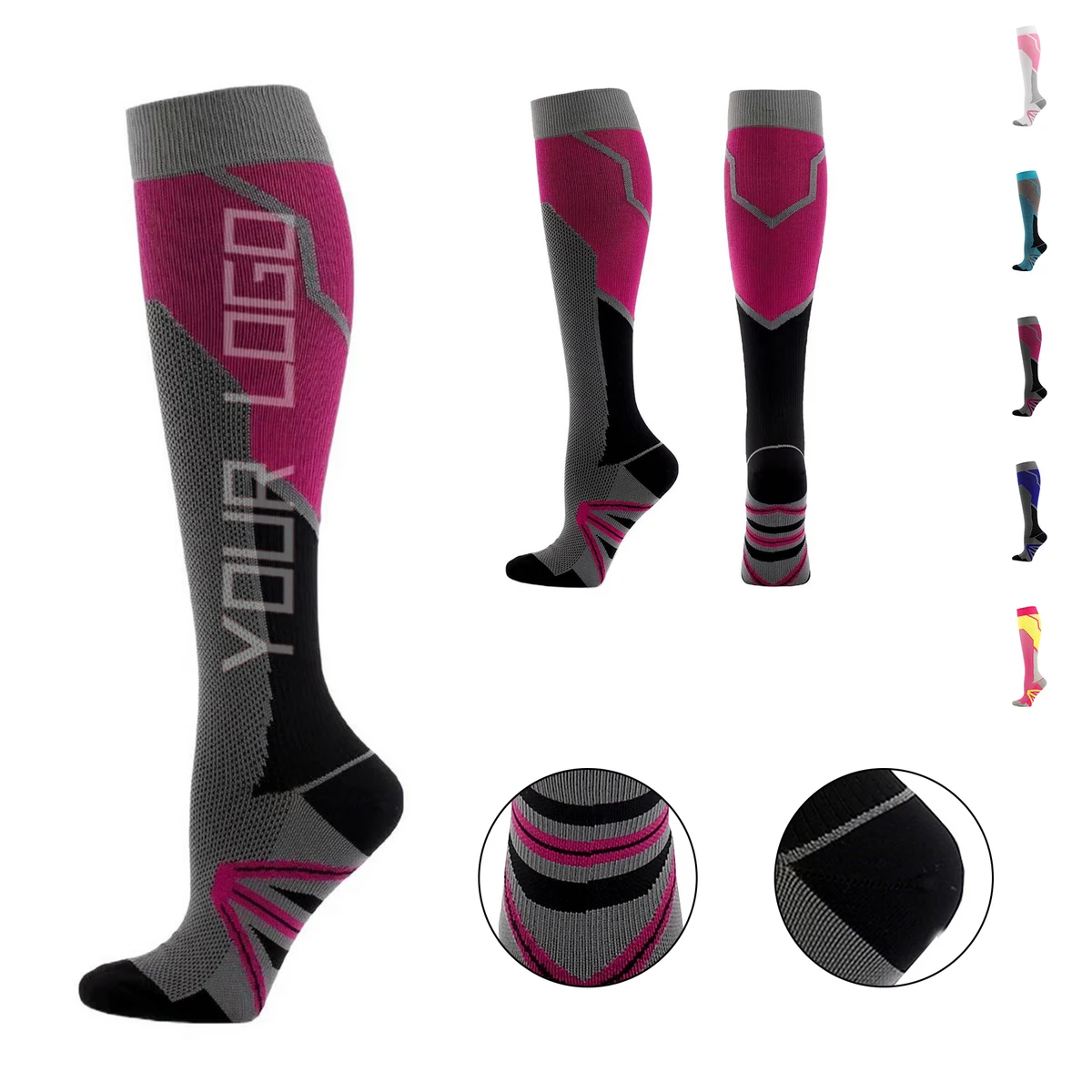 Unisex Sports Elastic Long Tube Pressure Socks 1