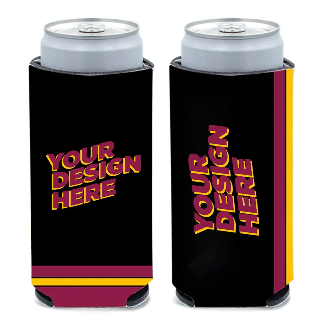 Full Color Sublimated Slim Can Cooler 1