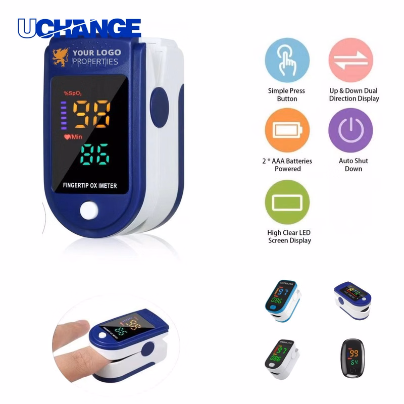Digital Fingertip Pulse Oximeter with LED Display