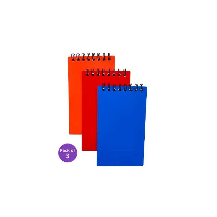 Three Leaf Poly Cover Memo Books 3-Pack 1
