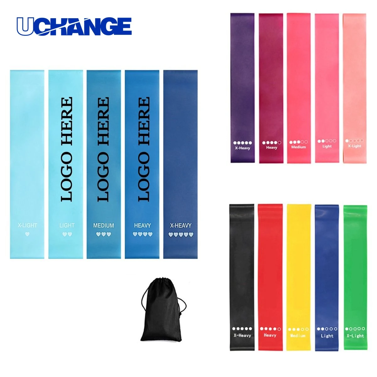 Fitness 5-Piece TPE Fitness Band Set for Training 1