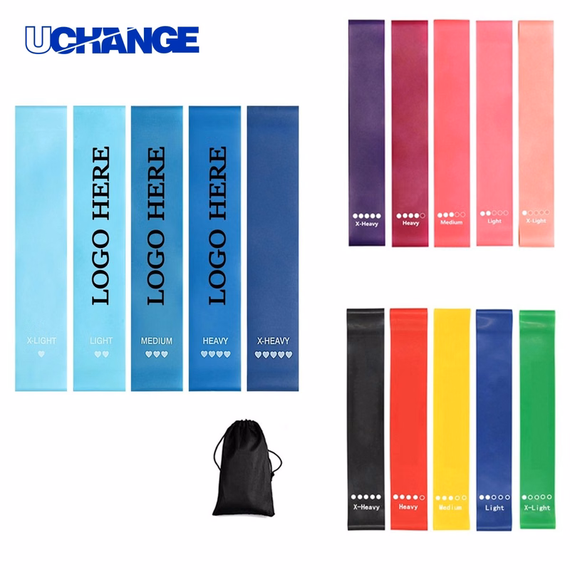 Fitness 5-Piece TPE Fitness Band Set for Training