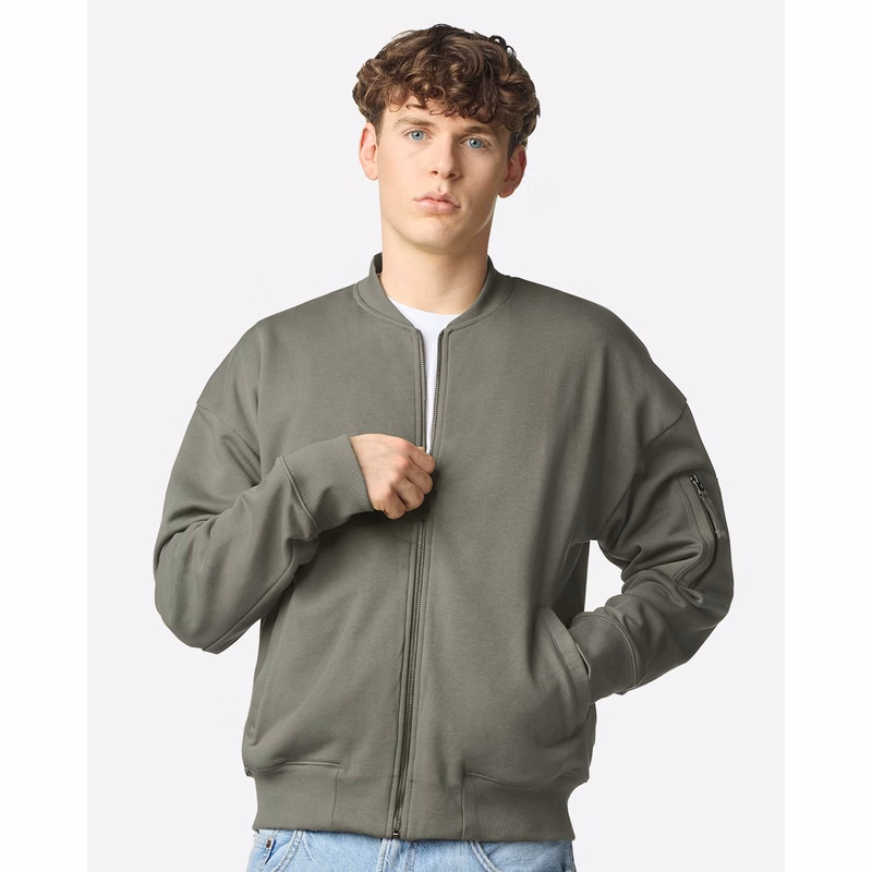 Unisex French Terry Bomber Jacket - FTJ77