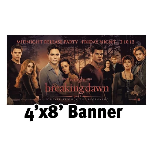 Full Color Banner 4'x8' - Vinyl 1