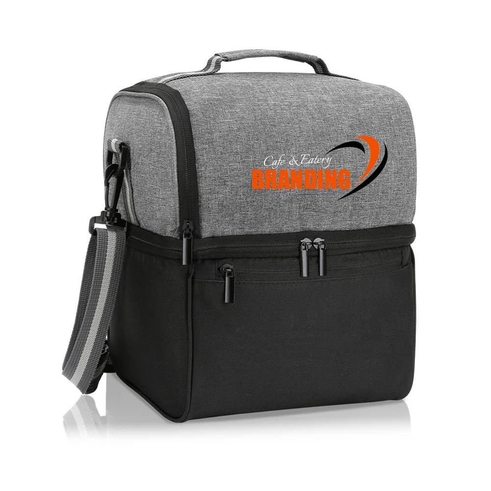 14 Can Insulated Cooler Bag With Two Compartments 1