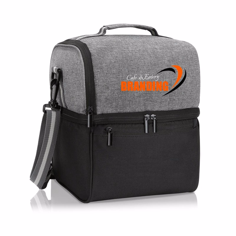 14 Can Insulated Cooler Bag With Two Compartments