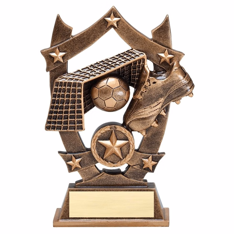 6-1/2" Tall Soccer Sport Stars Resin