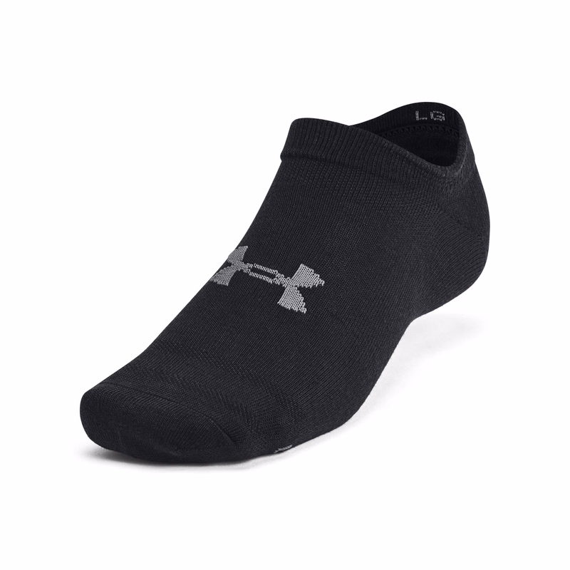 UA Essential Unisex 6-Pack No-Show Socks