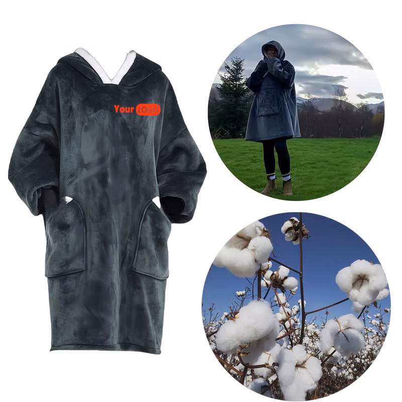 Windproof And Cold-resistant Flannel Bathrobe